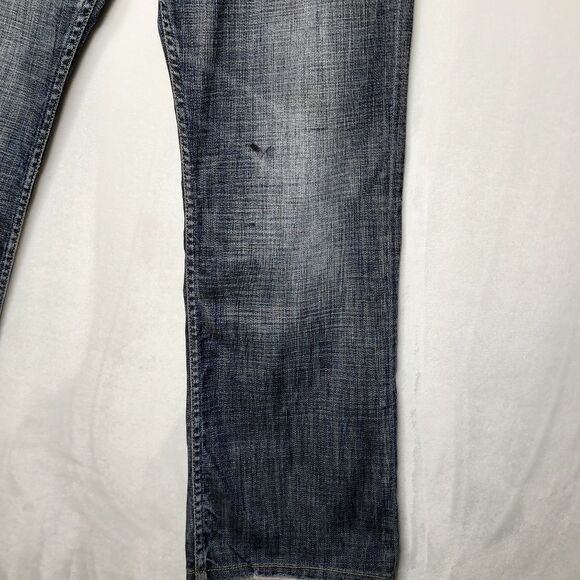 575 Denim Los Angeles Button Fly Distressed Jeans Size 33 - Picture 7 of 13